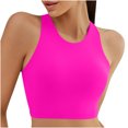 thumbnail image 3 of Sentmoon Bikini Tops for Women Large Bust Curvy Bathing Suit for Women Tummy Control Push Up Solid Color Oversized Spaghetti Strap Backless Womens Swimsuits Summer Beach Essentials, 3 of 9