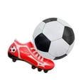 thumbnail image 2 of EGNMCR Home Decor, Room Decor, Wall Decor Soccer-themed Balloons And Soccer Shoe-shaped Inflatable Models And Soccer Party Decorations And Sports Meet Photo Props Plastics balloons, 2 of 6