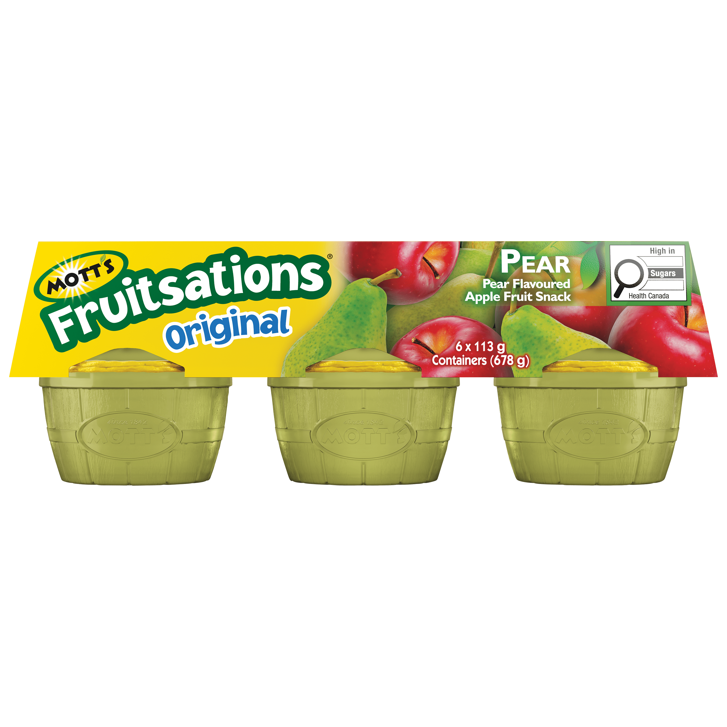 Mott's Fruitsations Originale Compote de Pommes à la Poire