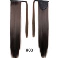 thumbnail image 3 of Synthetic Wig Long Straight Protective Ponytail Wig Hair Wig, 3 of 10