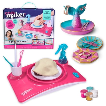 Cool Maker, Pottery Studio, Air-Dry Clay Pottery Wheel Sculpting & Craft Kit, Arts and Crafts Kids Toys for Ages 8 and up (Packaging May Vary)