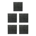 thumbnail image 3 of Thinsony Cork Board Tiles 12 x 12 Message Home Board Board School sesame black 12 Inch x 12 Inch 5Set, 3 of 6