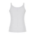 thumbnail image 5 of Yuyuzo Plus Size Tank Tops for Women Ribbed Knit Sleeveless Crop Tops Round Neck Slim Fitted Soft Base Layer Camis Tees, 5 of 5