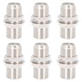 thumbnail image 1 of MIANGASTORE 6 Sets F Type Plug Coax Connector Cable Adapter Connector Supplies, 1 of 8