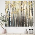 thumbnail image 3 of Designart Golden Birch Forest I Canvas Wall Art, 3 of 3