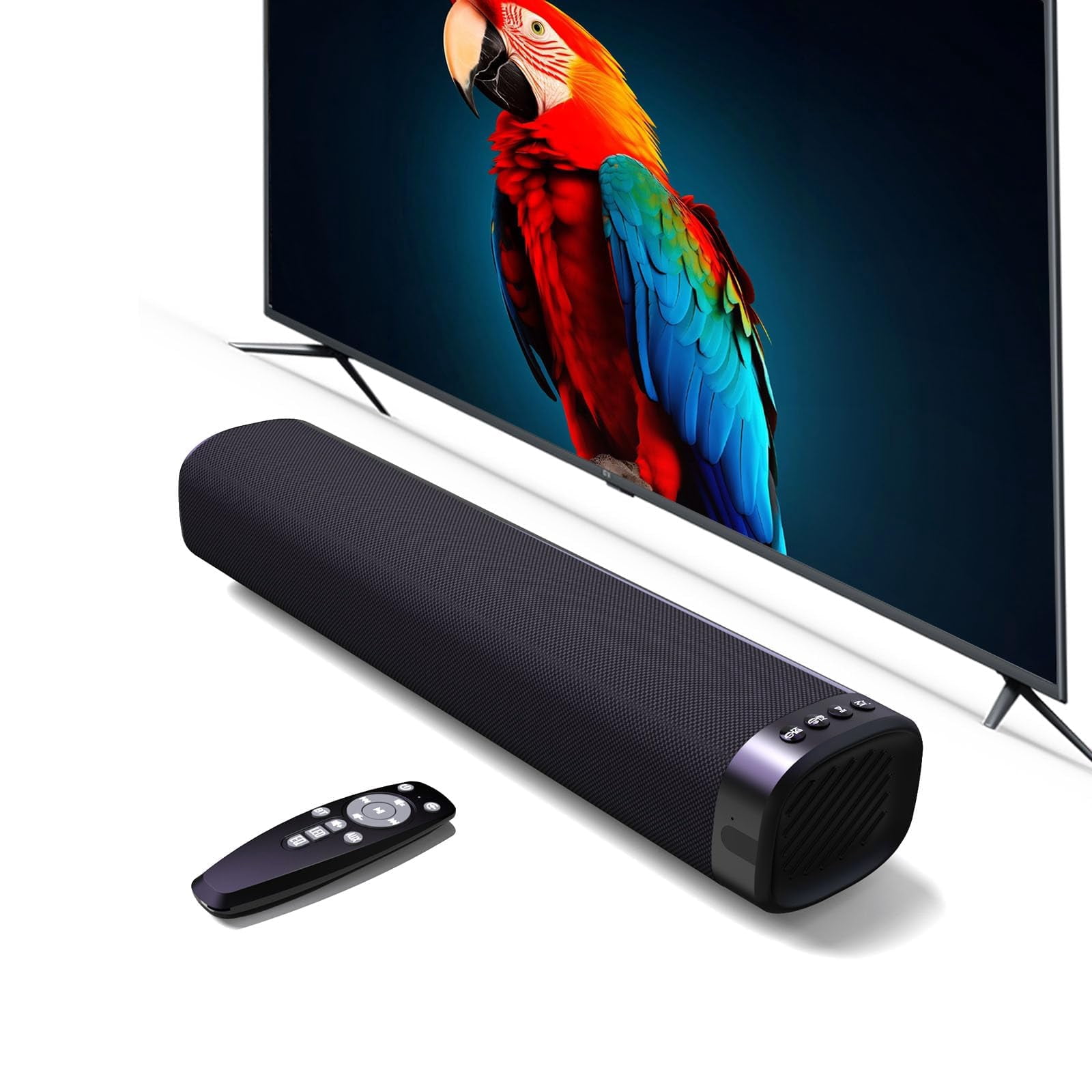 Jierben Sound Bar for Smart TV, Sound Bar, Bluetooth Sound bar, with Optical/AUX/HD ARC, Surround Sound Speakers, Surround Sound System for TV/PC/Gam