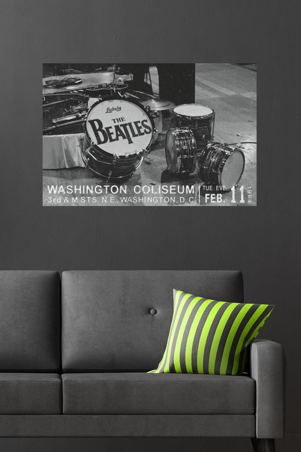 The Beatles - Washington Coliseum Wall Poster, 22.375" x 34"