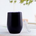 thumbnail image 1 of RXIRUCGD Tasse de Voyage pour Café, Tasses à Café Isolées avec Couvercle Étanche, Gobelet Thermique en Acier Inoxydable sous Vide pour Voiture, pour Boissons Chaudes, Froides et Glacées, Réutilisable, 360 ml, Noir, 1 of 7