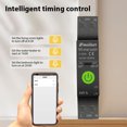 thumbnail image 2 of yeacher Smart WiFi Circuit Breaker with Leakage Protection, Energy Monitoring, and Remote Control via Tuya App (Black/White), 2 of 6