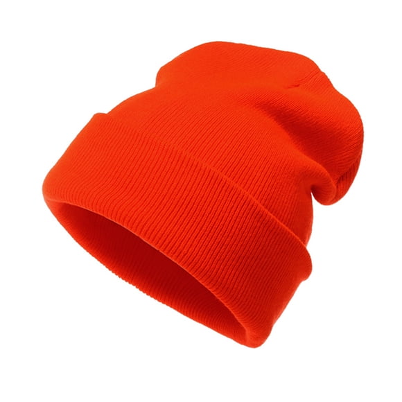 2021 Outdoor Winter Adult Neutral Keep Warm Hats Candy Color Knitted Woolen Hat sun hats for women Hat for women Orange