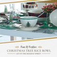 thumbnail image 2 of Holiday Ceramic Christmas Dinnerware & Cutlery Set with Festive Tree Plates, Bowls, Mugs, Saucers for Holiday Dining, 2 of 7