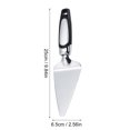 thumbnail image 3 of Oleegame 2PC Tomato Slicer And Lemon Slicer Stainless Triangular Shovel Shovel Cooking Steel Cake Cheese Shovel Shovel Pizza Kitchen，Dining & Bar, 3 of 9