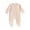 #288-Beige, variant on Cowsor Organic Cotton Baby Footie Pajamas Newborn Soft Zip Sleeper