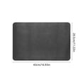 thumbnail image 3 of Waterproof Polyurethane Leather Camping Table Mat | Oil-Resistant Picnic Dining Cloth | Rollable & Foldable for Outdoor Use | 45.28x21.6 Inch | Black or Brown, 3 of 6