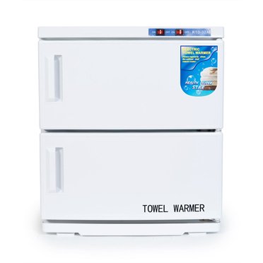 INTBUYING Chauffe-Serviettes à 2 Couches, Stérilisateur UV, Capacité de 32 L, Équipement de Salon