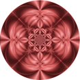 thumbnail image 1 of Ahgly Company Tapis Rond Lavable en Machine Intérieur Transitionnel Rouge Cramoisi, 7 Pieds Rond, 1 of 7