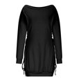 thumbnail image 3 of Birdeem Robe d'Été pour Femmes, Grande Taille, Ample, à Manches Longues, Épaules Dénudées, 3 of 5