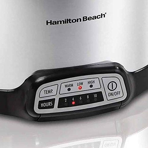 Mijoteuse Programmable Remis à Neuf Hamilton Beach de 6 Pintes, Modèle No 33463