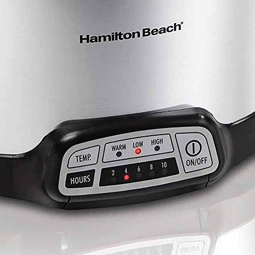 Mijoteuse Programmable Remis à Neuf Hamilton Beach de 6 Pintes, Modèle No 33463