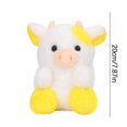 thumbnail image 3 of Yellow Lemon Cow Soft Toy 20Cm Cute Plush Animal For Childrens Playtime, 3 of 5