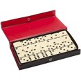 thumbnail image 1 of WE Games Dominos Double Six avec Toupies Ivoire, Format Boîte de Nuit Familles, Soirée Jeux, 1 of 4