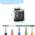 thumbnail image 2 of Pencil Sharpener Electric Pencil Sharpeners, Portable Pencil Sharpener, 2 of 3