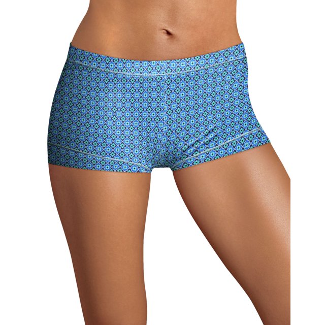 Maidenform Shorty en Coton Ajusté pour Femmes, P/5