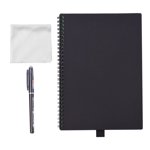 Aibecy Erasable Reusable Smart Notebook Hardcover Writing Notebook Diary Wet-Erase B5 Size 30 Pages with Erasable Pen Cloth for Office, School, Students, Travelers