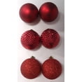 thumbnail image 4 of Holiday Time, Incassable Ornement, 5cm 8pk, Rouge, 4 of 4