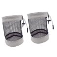 thumbnail image 3 of Almencla 2 Pieces Mesh Golf Ball Bag Portable Small Holder for Camping Swimming Beach M, 3 of 8