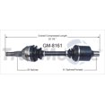 thumbnail image 1 of TrakMotive Axe de CV GM-8161 Premium; Remplacement OEM, 1 of 5