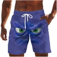 thumbnail image 4 of Ceisia Men's Quick Dry Swim Trunks with Pockets Elastic Waist Drawstring Mesh Lining Beach Shorts Gifts for Father, 4 of 5