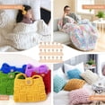 thumbnail image 4 of Wooden Yarn Blanket DIY Knitting Kit for Home Use - Adjustable Length Machine for Wool Blankets Shawls and More, 4 of 6