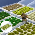 thumbnail image 3 of Wweixi 25x Simulation Cluster for Train Decor Accessory Scenery Yellow Green 6mm 1Set, 3 of 6
