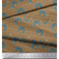 thumbnail image 2 of Soimoi Cotton Voile Fabric Notes & Guitar Musical Instrument Print Fabric by the Yard 42 Inch Wide, 2 of 5