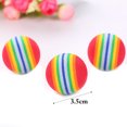 thumbnail image 3 of 2PCS Christmas Cat Toy Ball Funny Rainbow Design Pet Playing Ball Kitten Toy, 3 of 10