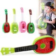 thumbnail image 3 of Fruit Children Small Guitar Toy Baby Play toy set; fruit pattern Music Ukulele Educational Learning Musical Instrument Toy,Color 4, 3 of 9