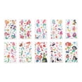 thumbnail image 1 of Unique Bargains 10 Pcs Realistic Temporary Tatto Mermaid Fake Tattoos Blue Purple Green, 1 of 5