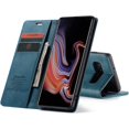 thumbnail image 4 of KOMI Wallet Case for Samsung Galaxy S10 Plus, Premium PU Leather Case Vintage Matte Wallet Flip Cover [Card Slots] [Magnetic Closure] Stand Function Folio Shockproof Full Protection Blue, 4 of 5