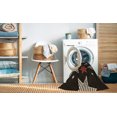 thumbnail image 2 of Ahgly Company Tapis d'Intérieur Lavable en Machine Carré Transitionnel Gris Minuit, 7 Pieds Carré, 2 of 7