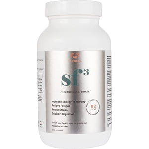 NuSisters Stress Free 3 (SF3), Resilience Formula, Memory Enhancer, Increases Energy + Resistance to Stress, Healthy immune system, Improve sleep - Health Canada Licensed NPN #80113965 (120 Capsules)