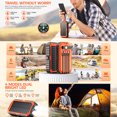 thumbnail image 3 of Shengyu Solar Power Bank With Hand-Cranked Generator And Multiple Protections Which Intelligently Charging orange, 3 of 6