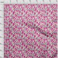 thumbnail image 3 of oneOone Tissu Popeline de Coton Triangle & Ligne Géométrique Tissu Imprimé 1 Yard 56 Inch Wide, 3 of 4