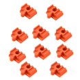 thumbnail image 3 of Shengyu 10Pcs Wood Train Track Adapter for Set Toy Kits Building Stem Building Games Orange, 3 of 6
