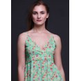 thumbnail image 2 of Bimba Robe Longue Maxi à Bretelles Spaghetti Ajustables à Imprimé Floral Tenue de Plage d'Été-Petit, 2 of 6