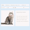thumbnail image 2 of TIMIFIS Cat Collars Printed Cat Collar Elizabeth Cat Collar Safety Buckle Hanging Cat Accessories Cat Collar PersonalizedFall, 2 of 3