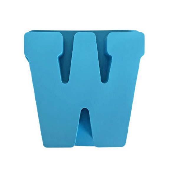 SLYNSHome Letters Molds,Silicone Fondant Mold Chocolate Molds 26 Letters Silicone Molds for Baking Desserts and Cake Decoration - W