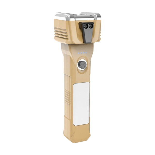 TopLLC Camping Multi Function Rechargeable Work Light Fire Self Rescuing Broken Window External Flashlight Multifunctional lighting