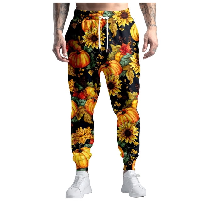 80S Costumes for Men Stretch Pants Joggers Pants Casual Pants Cargo Pants for Men Relaxed Fit Running Pants with Drawstring Memory Foam Slip 90S Outfit for Men