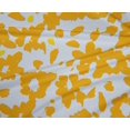 thumbnail image 4 of oneOone Polyester Lycra Mustard Yellow Fabric Florals Sewing Material Print Fabric By The Yard 56 Inch Wide, 4 of 4